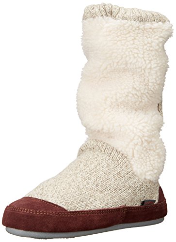 Acorn Slouch Boots Slippers for Women - Comfy, Memory Foam, Non-Slip, Durable, Mid-Calf House Slipper with Indoor/Outdoor Sole