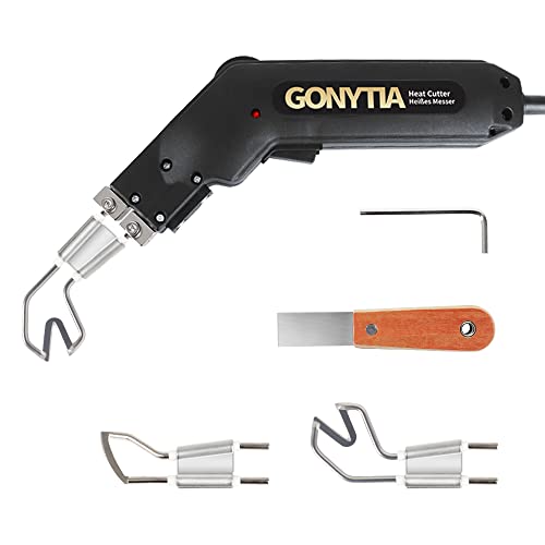 GONYTIA Hot Knife Rope Cutter Fabric Cutter Pro Electric Hot Knife Heat Sealer Cutting Tool kit (GT-R(fabric rope cutter))