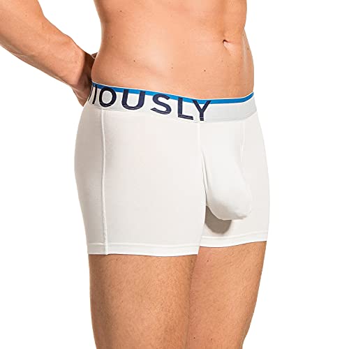 Obviously EveryMan - Boxer Brief 3 inch Leg - White - X-Large
