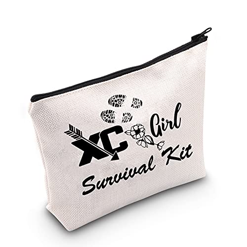 MEIKIUP Country Running Lover Gift Country Girl Travel Cosmetic Bag CC Girl Sur vival Kit Track Running First Aid Kit Country Bag(X Girl Survival Kit)