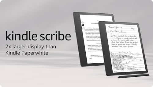 Amazon Kindle Scribe (16 GB) the first Kindle and digital notebook, all in one, with a 10.2” 300 ppi Paperwhite display, includes Basic Pen – Oprah’s Favorite Things 2023