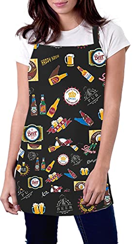 Two Lumps of Sugar Adult Utility Craft Apron (Beer)