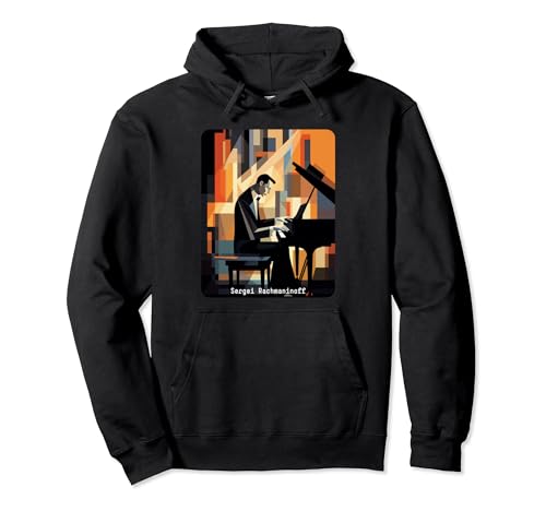 Sergei Rachmaninoff Piano Shirt Classical Music Composers Pullover Hoodie