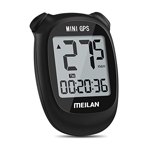 MEILAN M3 Mini GPS Bike Computer, Wireless Bike Odometer and Speedometer Bicycle Computer Waterproof Cycling Computer with LCD Backlight Display for Men Women Teens Bikers Outdoor Cycling