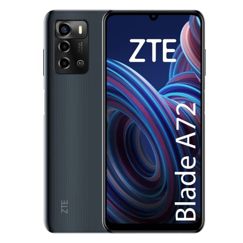ZTE Blade A72 (2022) Dual SIM | 6.74-inch 90Hz Display, 3GB RAM, 64GB Storage, 13MP Camera, 6000mAh Battery, International Version (Unlocked) | for GSM Carriers Only | Not for CDMA Carriers - (Gray)