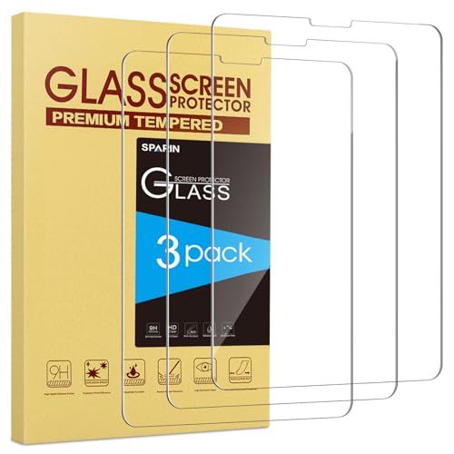 SPARIN 3 Pack Screen Protector for iPad Air 5th/4th Generation 10.9 inch (2022/2020) iPad Pro 11 inch (2022/2021/2020/2018), Tempered Glass for iPad Air 5/Air 4-Case Friendly