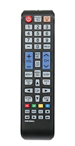 AA59-00600A Replaced Remote fit for Samsung TV UN22F5000 UN32F5000 UN40F5000 UN46F5000 UN50F5000 UN40EH6000 UN40EH6050 UN46EH6000 UN46EH6050 UN50EH6000 UN50EH6050 UN55EH6000 UN55EH6050 UN60EH6000
