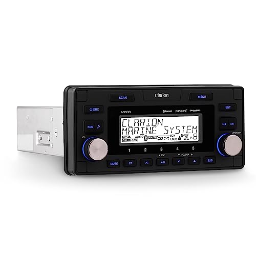 Clarion M608 Marine Bluetooth Watertight 4-Zone Digital Media Reciever