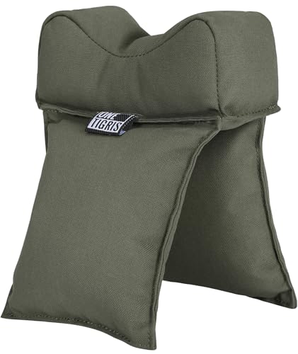 OneTigris Shooting Rest Bag, Pre-Filled Shooting Sand Bags Front & Rear Gun Range Bag Bench Window Rest Support Holder for Shooting, Hunting, Photography