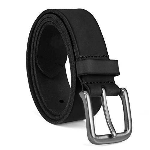 Timberland mens 35mm Classic Jean apparel belts, Black, 32 US