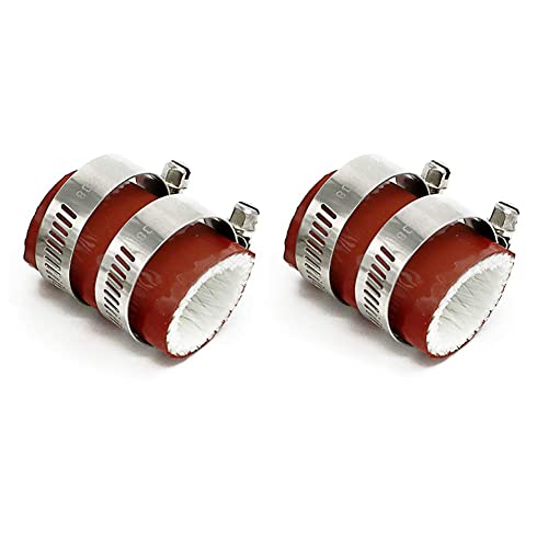 Motoparty High Temp Exhaust Couplings Clamps 1'ID For Yamaha Banshee YZF350 YFS200 Raptor Blaster KX80 KX125 KX250 CR80 CR125 CR250 CR450 TRX250R CR KX RM FMF DG Quads Dirt Bikes