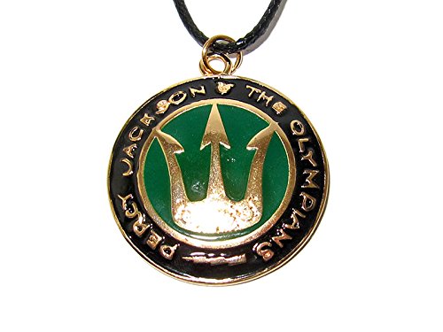 Moonfire Charms Percy Jackson and the Olympians Trident Symbol Necklace