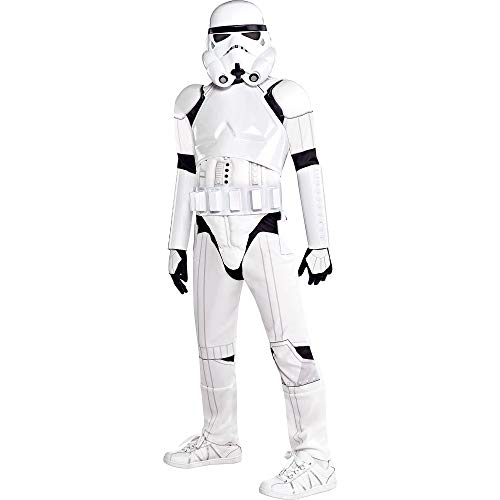 SUIT YOURSELF Deluxe Stormtrooper Halloween Costume for Boys, Star Wars, Medium (8-10), Includes Mask, Jumpsuit and More