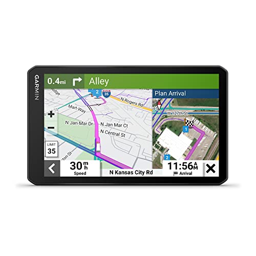 Garmin dēzl OTR710, Large, Easy-to-Read 7” GPS Truck Navigator, Custom Truck Routing, High-Resolution Birdseye Satellite Imagery, Directory of Truck & Trailer Services