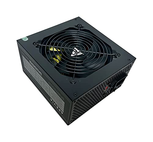 Apevia SPIRIT600W Spirit 600W ATX Power Supply with Auto-Thermally Controlled 120mm Fan, 115/230V Switch, All Protections