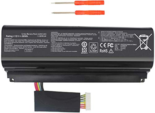 DMKAOLLK A42N1403 Battery for ASUS ROG G751JL 17.3' G751 G751JY G751JT G751JM GFX71JY G751JL-WH71 G751JL-DS71 G751JL-BSI7T28 G751J-DH71 G751JT-TH71 G751JT-DH72 G751JT-DB73 G751JT-CH71 G751JT G751JY