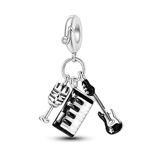 MULA 925 Sterling Silver Charms for Bracelets and Necklaces Lipstick and Bag Dangle Pendants Tower Camera Beads Charms Jewelry Gift for Women Girls