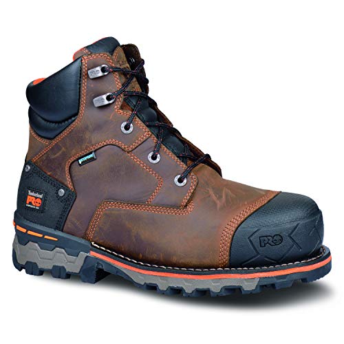 Timberland PRO Men's Boondock 6 Inch Composite Safety Toe Waterproof 6 CT WP, Brown, 10 Wide