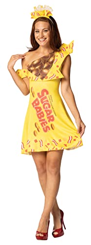 Rasta Imposta Sugar Babies Halloween Costume Dress, Women's Size M-L Fits Most 8-14