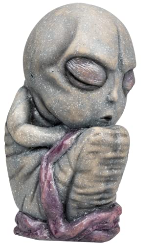 Ghoulish Productions Alien Fetus Prop. Alien Latex Prop Decorations, Baby Alien Doll, Baby Grey Alien Decor, Alien Grey Decorative. Aliens Line. One Size Latex Prop