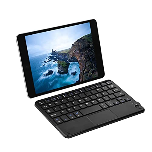 Sanpyl Ultra‑Slim Wireless Keyboard, Mini 59 Keys Bluetooth Keyboard with Touchpad and 280mAh Battery Capacity for Tablet/Phone/Notebook/Desktop/Laptop