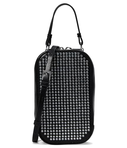 Rebecca Minkoff Phone Crossbody with Crystals, Black