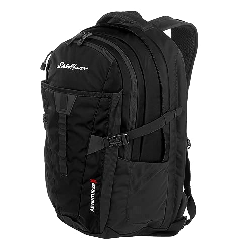 Eddie Bauer Men's Adventurer 30L Daypack, Black, One Size