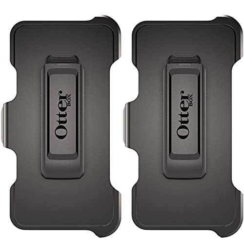 OtterBox Holster Belt Clip for OtterBox Defender Series Apple iPhone 8 PLUS, 7 PLUS, 6s PLUS & 6 PLUS (ONLY) Black - Non-Retail Packaging (Not Intended for Stand-Alone Use) 2-PACK