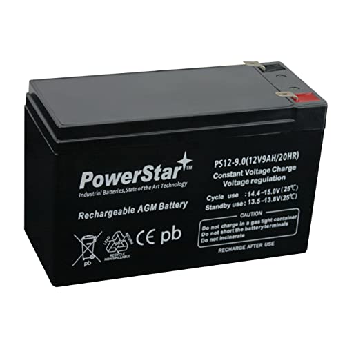 PowerStar replacement Battery for intelligent LCD CP1500AVRLCD 12V 9Ah