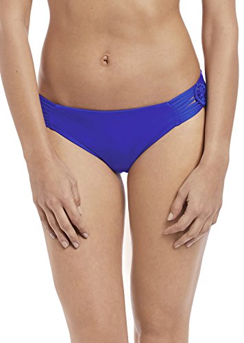 Freya Women's Standard Macramé Rio Style Low Rise Brief, Cobalt, L