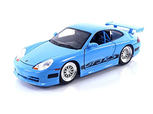 Jada Toys Fast & Furious Brian's Porsche 911 GT3 RS 1:24 Die-cast Car, Toys for Kids and Adults