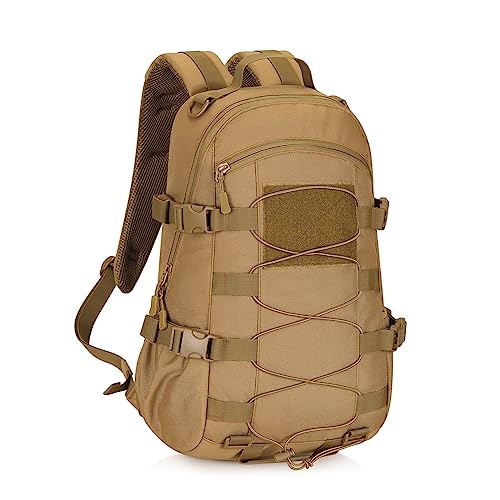 HUNTVP 25L Tactical Backpack Military Backpack MOLLE Bag Outdoor Hunting Rucksack Gear Assault Travel Daily Pack Bag