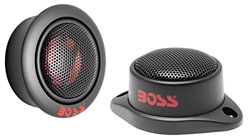 BOSS Audio Systems TW12 Car Tweeters - 200 Watts Max, 1 Inch Polyimide Dome, Use with Speakers and Stereo, Sold in Pairs