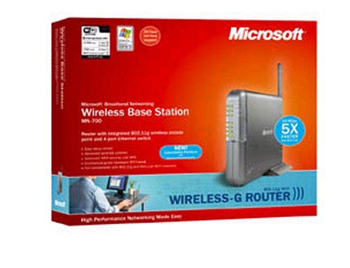 Microsoft MN-700 Wireless 802.11g Base Station Router