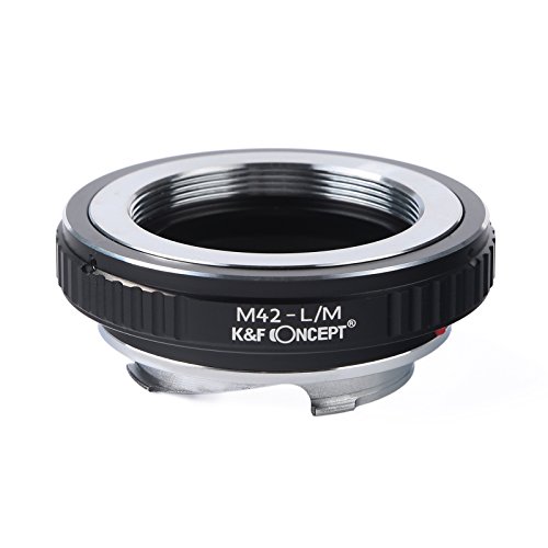 K&F Concept Lens Mount Adapter for 42mm M42 Mount Lens to L/M Lens Camera Body M42-L/M