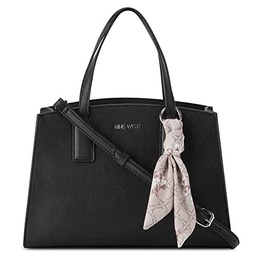 NINE WEST Therese Satchel Black One Size