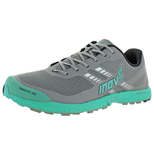 Inov-8 Women's Trailroc 270, Grey/Teal, 8 M UK
