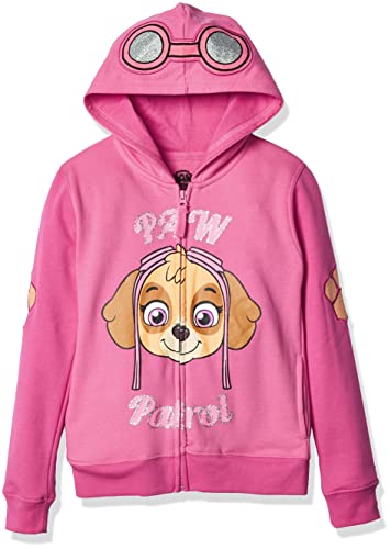 Paw Patrol girls Skye Toddler Hoodie Hooded Sweatshirt, Hot Pink/Heathe, 6X US