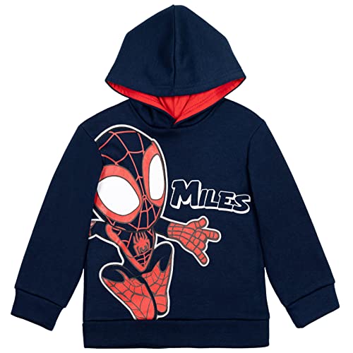 Marvel Spidey and His Amazing Friends Miles Morales Toddler Boys Pullover Hoodie 4T