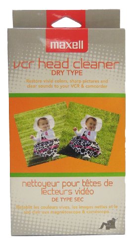 Maxell 290058 Vhs Cleaner Dry