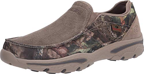Skechers Men's Relaxed Fit-Creston-Moseco Moccasin, Camo, 11 Medium US