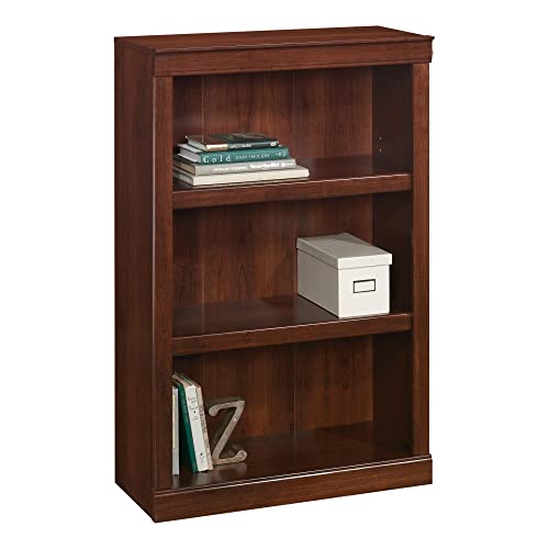 Realspace 45' H 3-Shelf Bookcase, Mulled Cherry