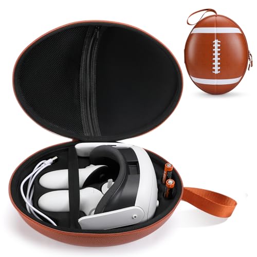 Luckit Hard Carring Case for Meta Quest 3 Controller Accessories, Hard Travel Case for Oculus Quest 3 VR Headset, Shockproof EVA Portable Protection Case with Storage Box Compatible for Meta Quest 3