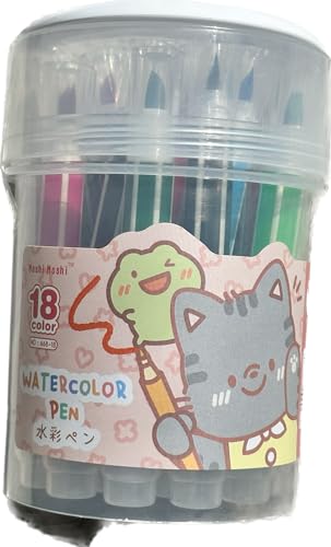 Moshi Moshi Watercolor Pen 18 Color (Cat)