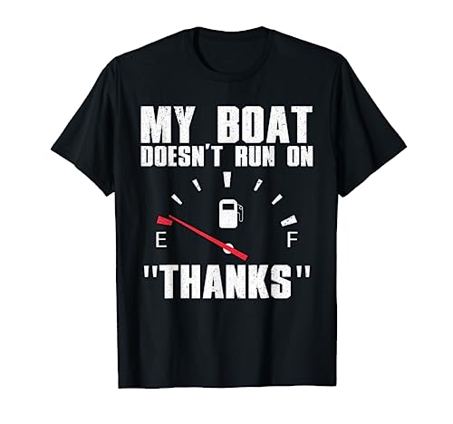 Funny Boat Art For Men Women Boating Watercraft Boat Lovers T-Shirt