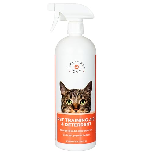 Messy Pet Cat Pet Training Aid & Deterrent Spray Bottle 27.05 fl oz