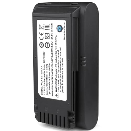 Gemho 3.5Ah Replacement Battery for Samsung Jet 60, Jet 70 75 75+, Jet 90 90+ Series Stick Vacuum Cleaner-Lithium Ion 3500mAh VCA-SBT90 Compatible Battery-Fast Charger