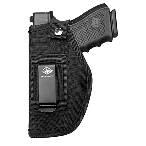 Gun Holsters IWB/OWB 9mm Pistol Holsters Fit: Glock 19 17 26 - Taurus G2C G3C G3 - Sig Sauer - S&W M&P Shield 9mm / 380 EZ - Ruger - Colt 1911 - Springfield ... for 3.1'' - 4.7'' Barrel Right/Left