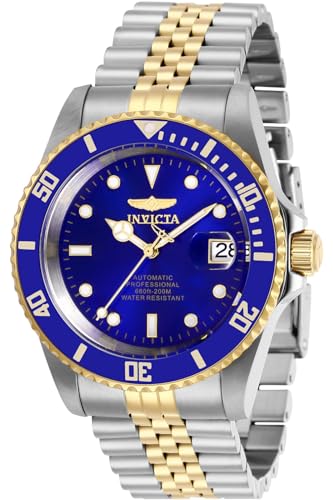 Invicta Men's Pro Diver Automatic Watch with Stainless Steel Strap, Gold, 22 (Model: 29182)