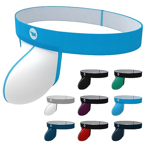 Real Men Pouch Jock Strap, Vasectomy Underwear, Athletic Supporters for Men, Men Jockstrap, Jockstraps for Men, Men Thong G-string Alternative, Jock Straps Male Underwear XL, White w Cyan